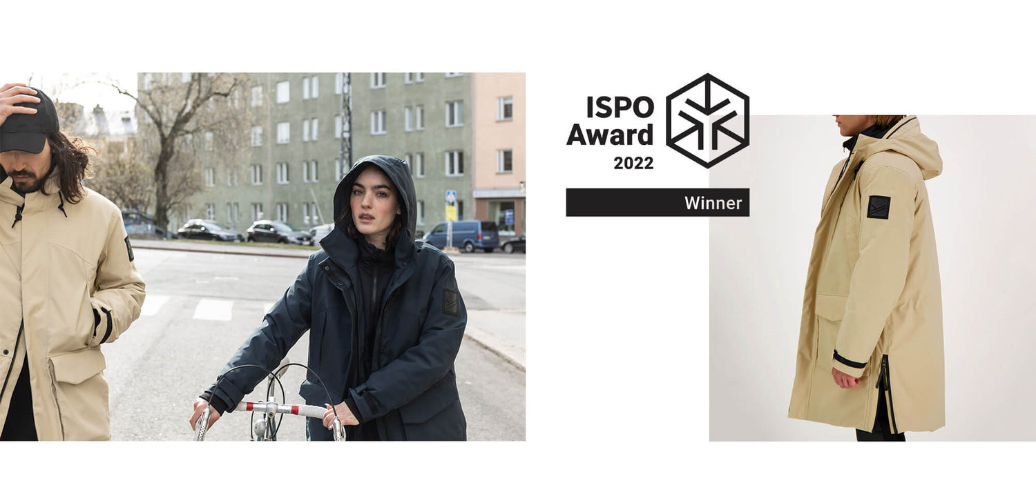 Der Bergga Warm Parka hat im Oktober 2022 den renommierten ISPO Award gewonnen