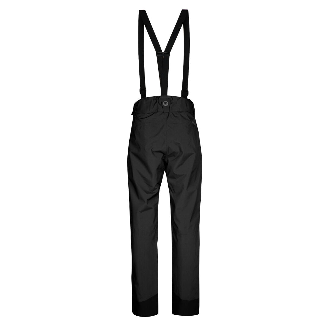 Halti Carvey DrymaxX Skihose Damen, wasserdicht & atmungsaktiv, mit verstellbaren Hosenträgern auf weißem Hintergrund.