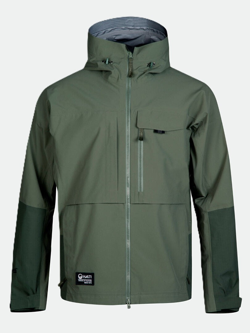 Die Halti Hiker DrymaxX 3L Ventilated Jacke Herren in oliv ist perfekt für Ihren nächsten Outdoor-Trip.