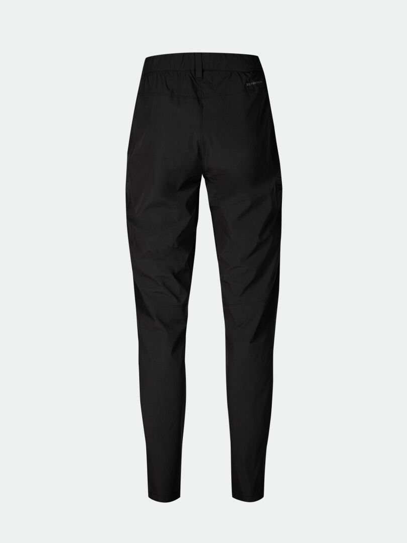 Halti Pallas Cool X-Stretch Hosen Damen von hinten gezeigt, vor einem schlichten hellgrauen Hintergrund.