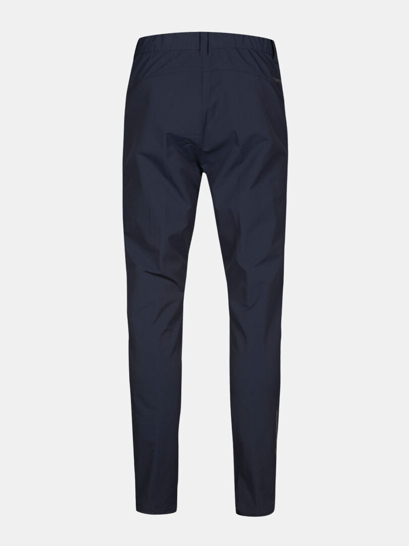 Halti Finholma X-stretch Hosen Herren in Navy Blue, abgebildet von hinten; ideal als wasserabweisende Outdoor Hose.