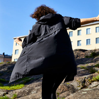 halti kallio kevee parka parka jacket women's black / halti kallio kevee parkatakki naisten musta