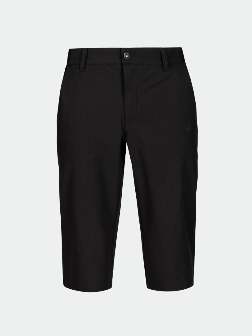 Halti Drive X-stretch Caprihose Herren: Knielange Stretch-Shorts mit Gürtelschlaufen, Knopf-Reißverschluss und Seitentaschen.