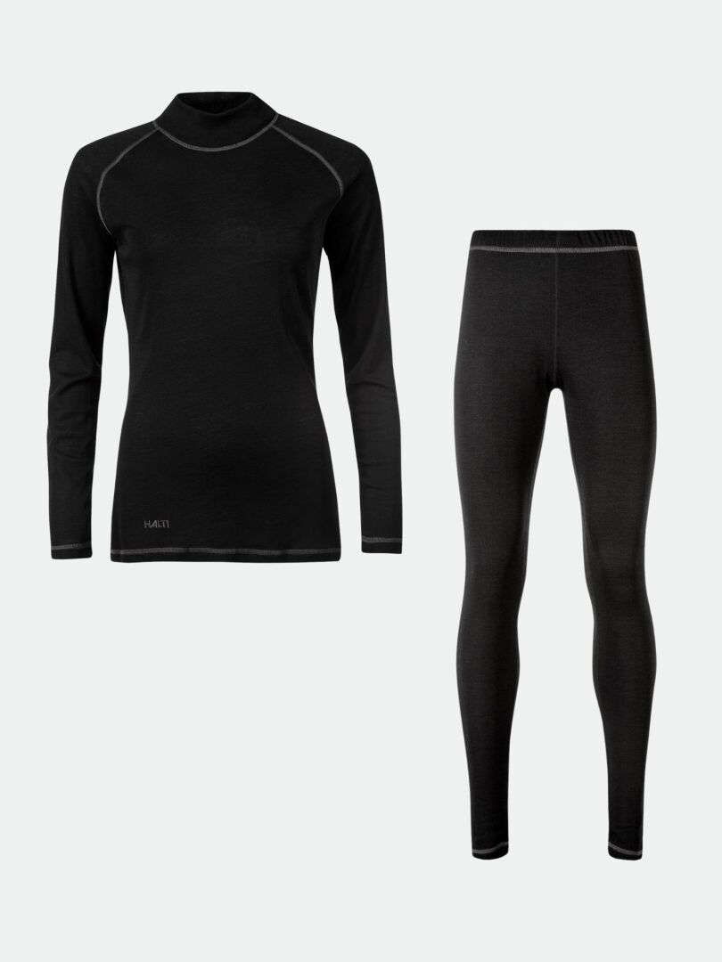 Das Halti Neva Merino Unterwäsche Set Damen: Ihre warme Basisschicht für Outdoor-Aktivitäten.