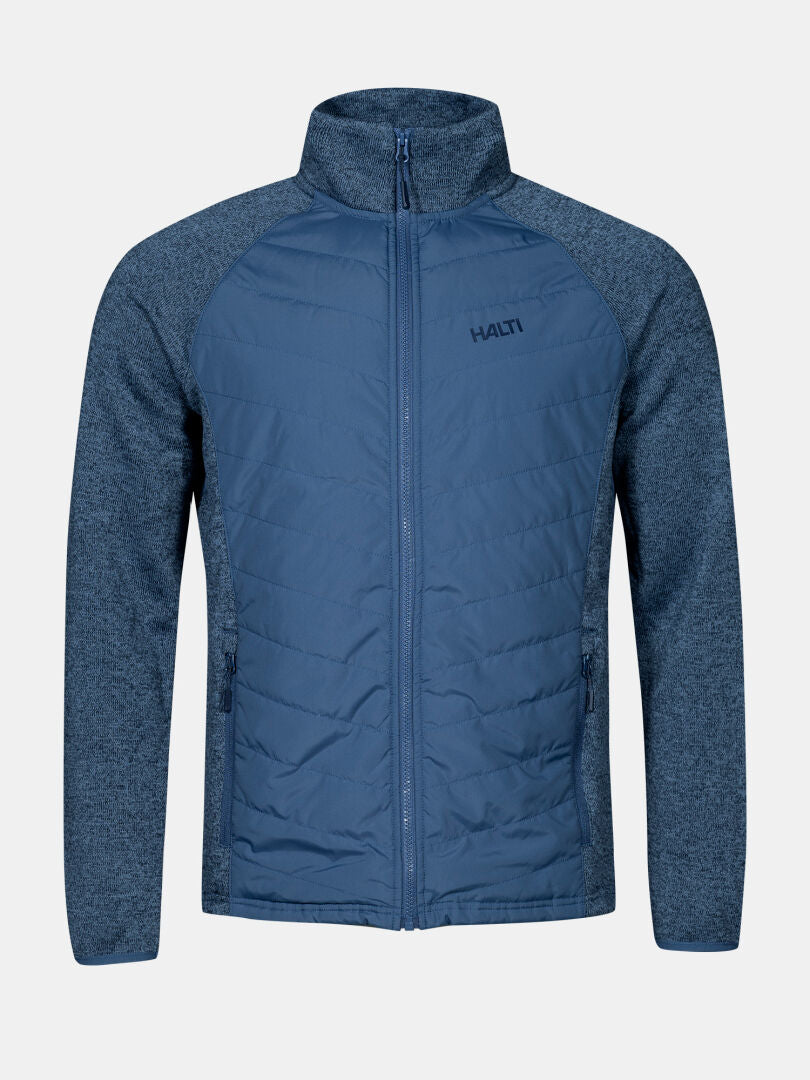 Halti Streams Hybrid Layer Jacke Herren mit gestepptem Stoff - ideal für Outdoor-Aktivitäten bei kühlerem Wetter.