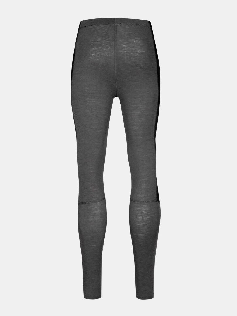 Rückansicht des Halti Hossa II Merino Unterwäsche Set Herren, grau mit schwarzen Einsätzen - der perfekte Baselayer für Outdoor-Aktivitäten.