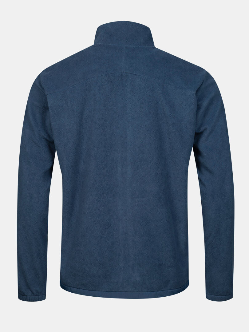 Halti Robin Fleecejacke für Herren in Navy, Rückansicht, mit langen Ärmeln und Stehkragen – ideal für Outdoor-Aktivitäten.