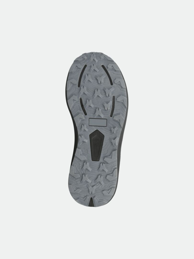 Graue strukturierte Sohle, von unten gesehen - perfekt für Halti Rapid DX Mid Outdoor Schuhe Herren.