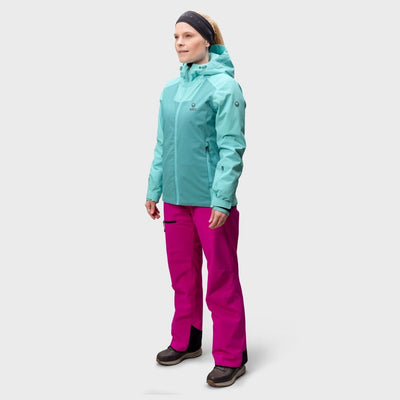 Halti Wedeln women's ski jacket turquoise / Halti Wedeln Damen Skijacke türkis / Halti Wedeln dam skidjacka turkos