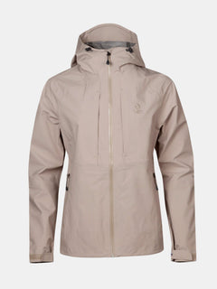 Halti Kaarna Damen DrymaxX 3L Regenjacke: wasserdicht, Kapuze, Reißverschluss & Taschen, ideal für Outdoor-Aktivitäten.