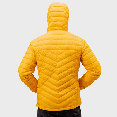 Halti Huippu Miesten Kevytuntuvatakki - Keltainen - Mens Down Jacket - Yellow - Back