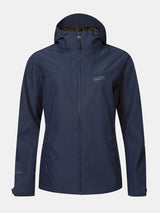 Halti Forter DX Regenjacke für Damen, marineblau, wasserdicht, DrymaxX®, Reißverschluss vorne, Seitentaschen.