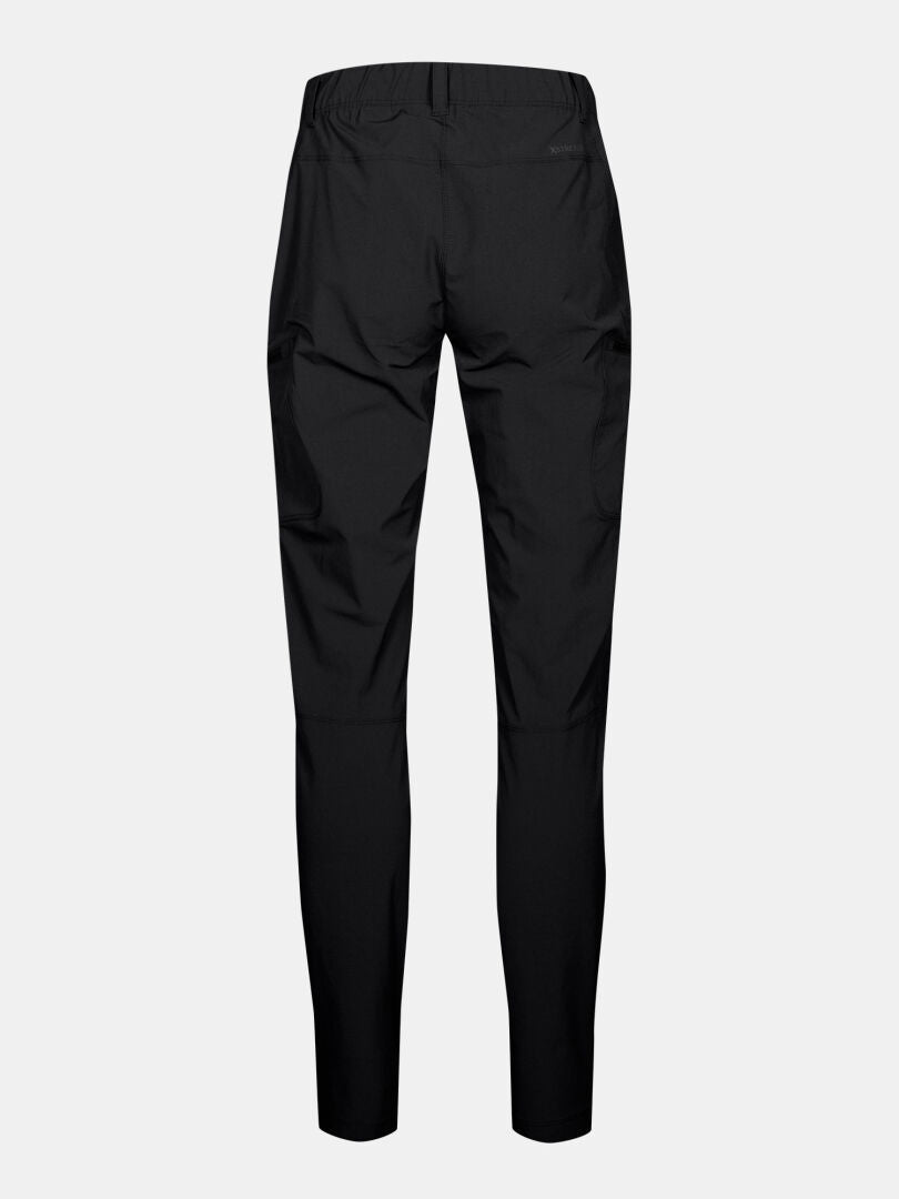 Halti Pallas Evo Short X-Stretch Hosen Damen, Rückenansicht, mit schmaler Passform und flexiblem X-Stretch Material.