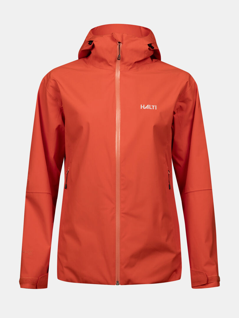 Halti Staala DrymaxX Regenjacke Damen-wasserabweisende Jacke mit Frontreißverschluss, Zip-Taschen und Halti-Logo.
