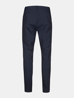 Halti Finholma X-stretch Hosen Herren in Navy Blue, abgebildet von hinten; ideal als wasserabweisende Outdoor Hose.