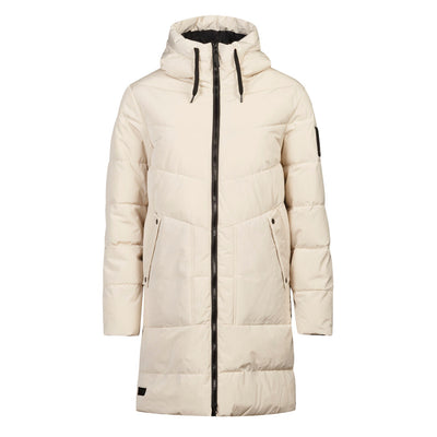 Kallio by Halti Linjat Puffer jacket women's beige - Kallio by Halti Linjat Puffer jacka dam beige - Kallio by Halti Linjat Pufferjacke Damen beige - Kallio by Halti Linjat Puffer takki naisten beige