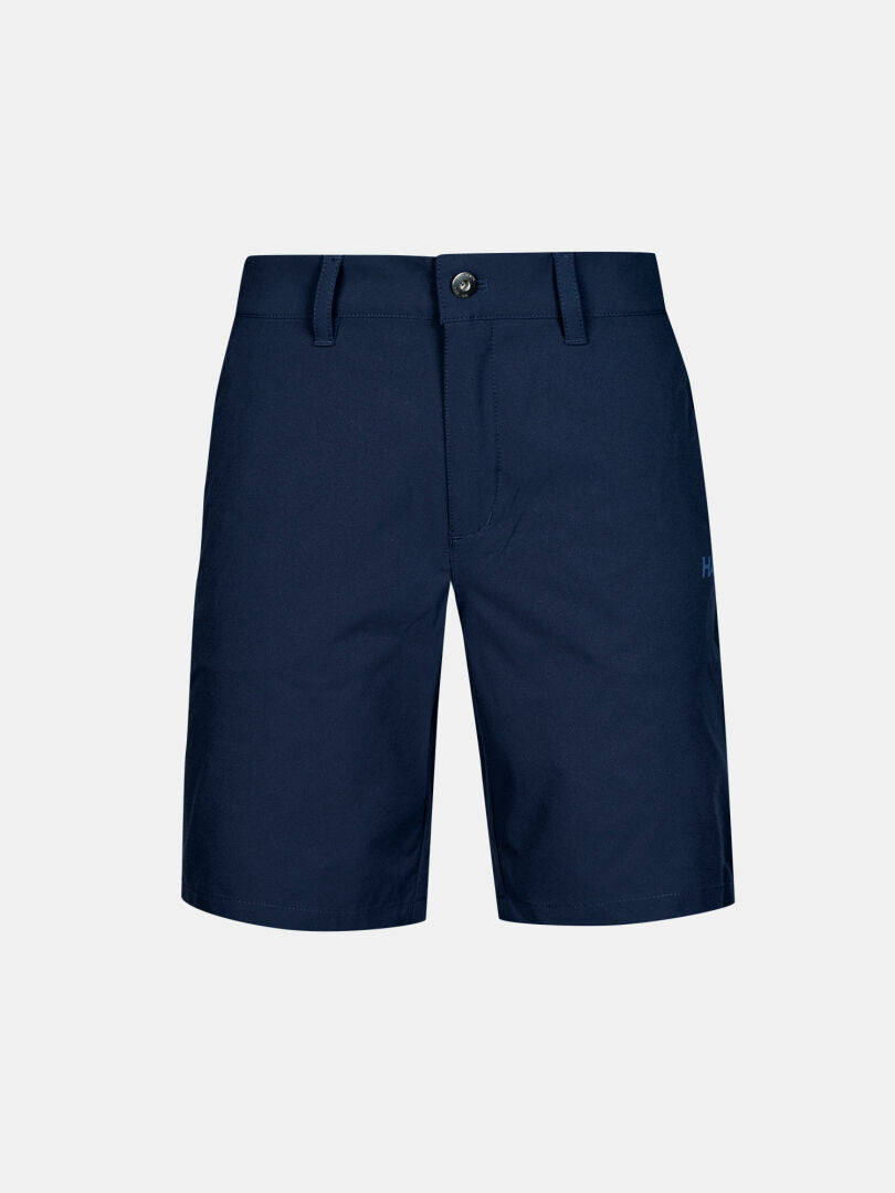 Halti Drive X-stretch Shorts Damen: navy, atmungsaktiv, mit Gürtelschlaufen, Knopf und Reißverschluss-ideal für Outdoor-Abenteuer.