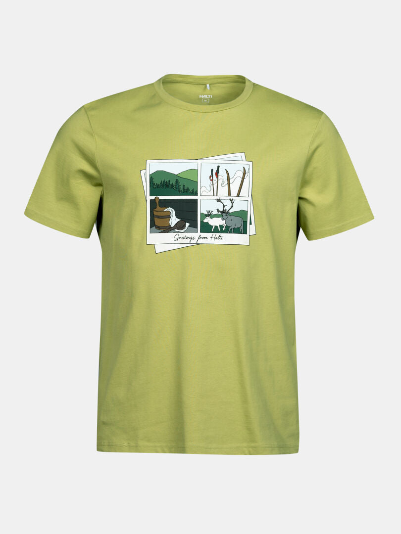 Hellgrünes Matka II T-Shirt Herren von Halti mit 