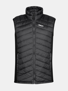 Halti Huippu Daunenweste Herren mit Pertex® Quantum Ripstop, Frontreißverschluss, Brustlogo - perfekt für Outdoor-Aktivitäten.
