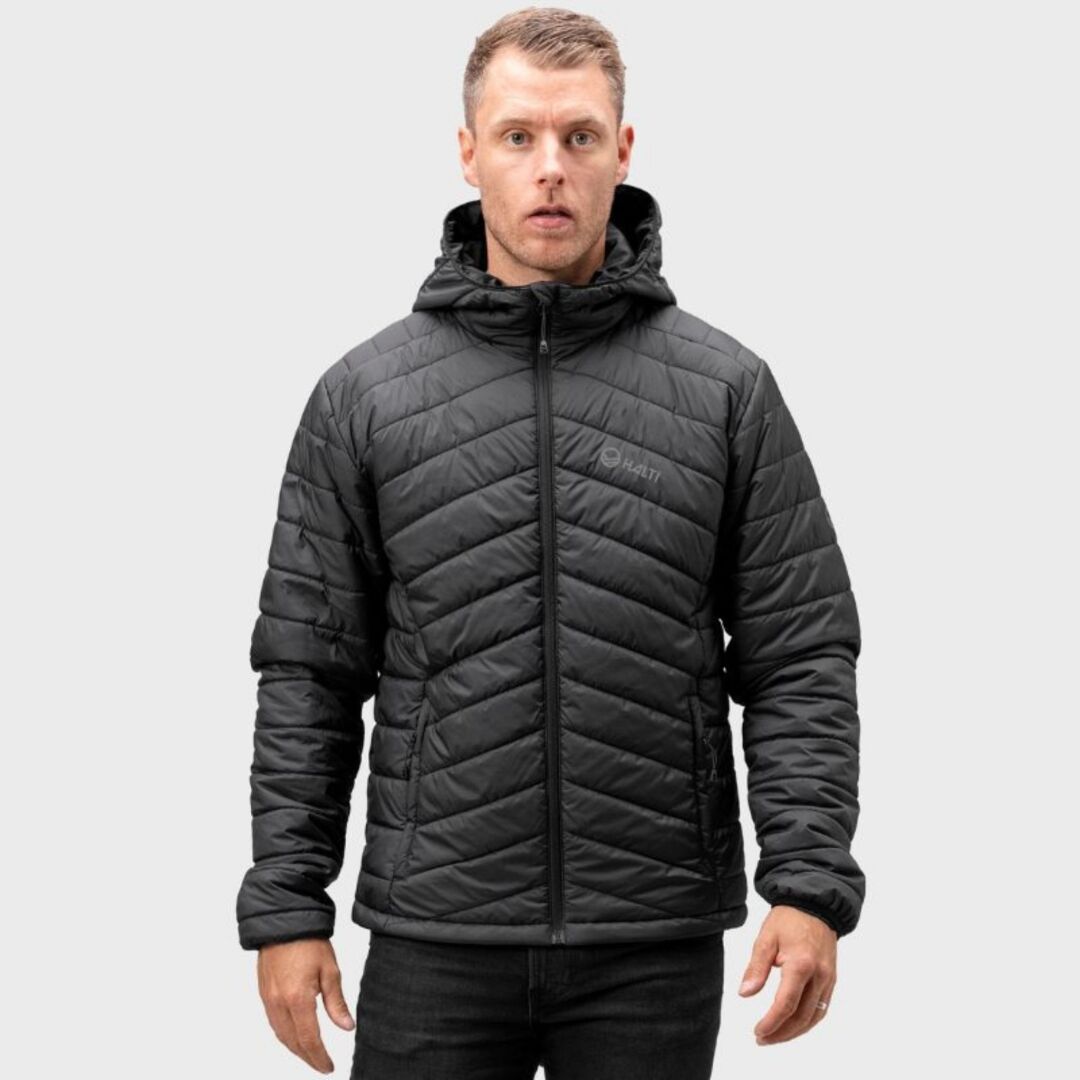 Halti Microtherm Thermal Jacket Black Men's / Halti Microtherm Leicht wattierte Jacke Schwarz Herren / Halti Microtherm Lättvadderad Jacka Svart Herr / Halti Microtherm Kevytvanutakki Musta Miesten