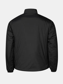 Halti Haave Insulation Primaloft Jacke Herren in schwarz, abgebildet von hinten mit Stehkragen und elastischen Bündchen.