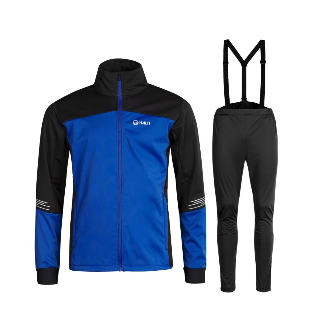 Halti Siide cross-country skiing suit men's blue / Halti Siide Langlaufanzug Herren blau / Halti Siide längdskiddräkt herrar blå / Halti Siide maastohiihtopuku miesten sininen