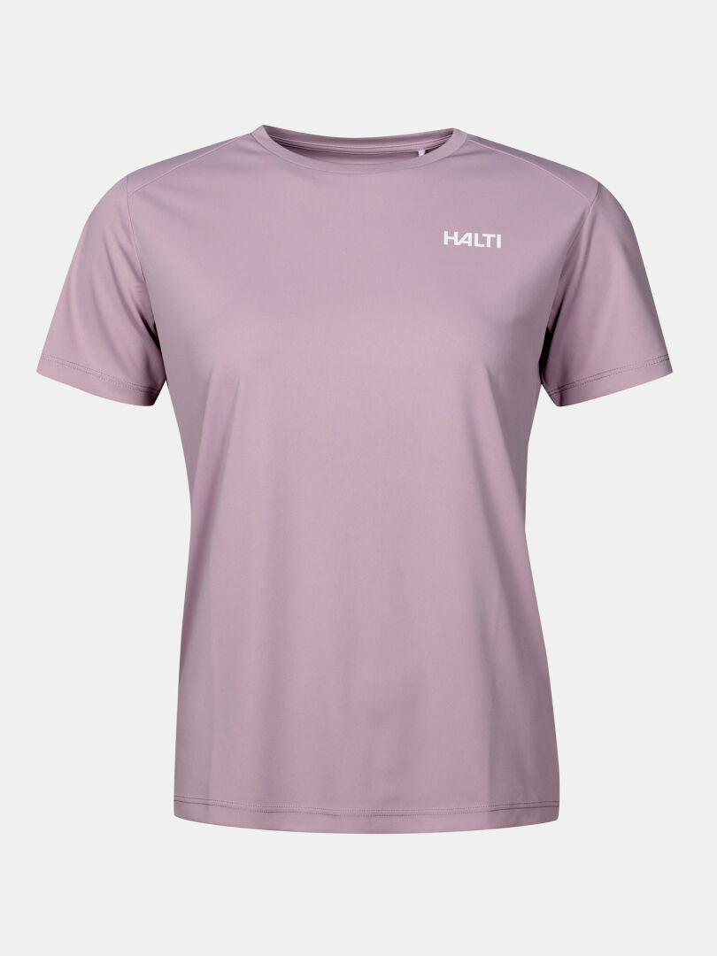 Altrosa, schnell trocknendes Halti Funktions-T-Shirt Damen Plus – ein sportliches Kurzarm-T-Shirt aus Funktionsstrick.