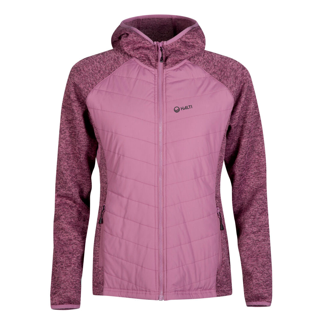 Halti Streams hybrid layer takki naisten violetti / Halti Streams hybrid layer jacket women's purple / Halti Streams Hybrid Layer Jacke Damen lila / Halti Streams hybrid layer jacka dam lila