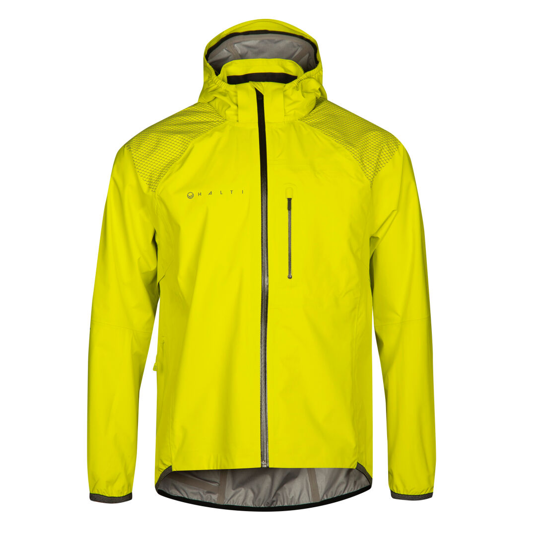 Halti Liike men's 3-layer shell jacket yellow